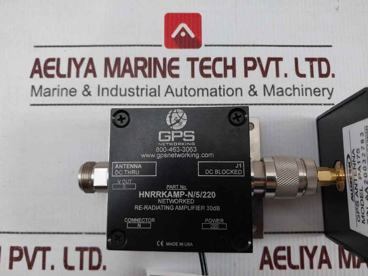 Gps Networking Hnrrkamp-n/5/220 Reradiating Amplifier 1.5 Meter 5v Pa175