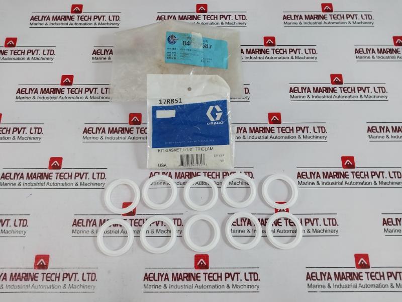 Graco 17R851 Pipe Gasket 1-1/2” Triclam Pump Repair Kit