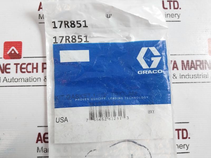 Graco 17r851 Gasket Kit, 1-1/2” Triclamp