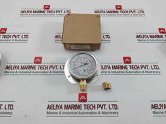 Grainger -30 Inhg To 160 Psi Pressure Gauge -76 Cmhg To 11 Bar