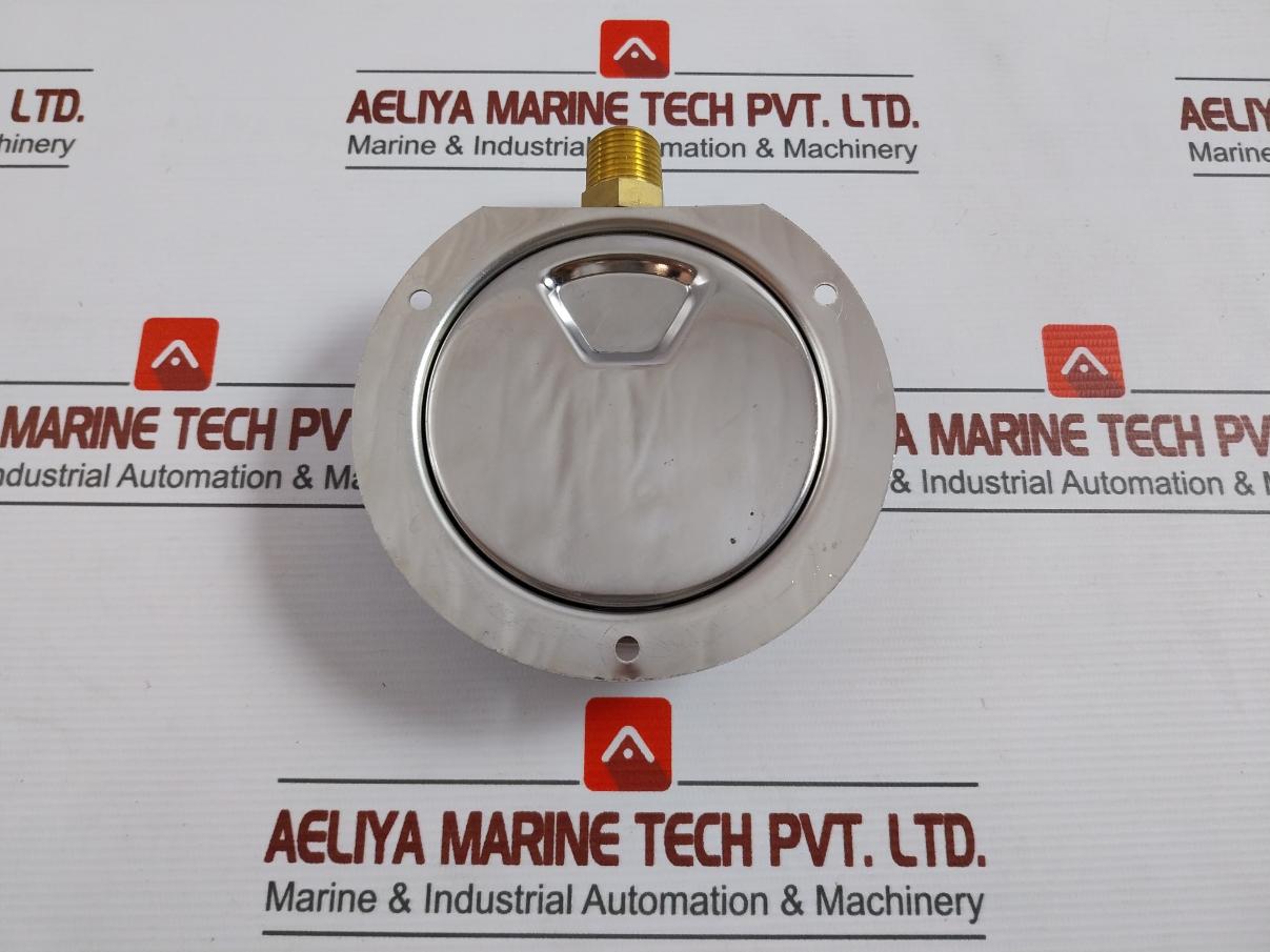 Grainger 0-100 Psi Oil Filled Pressure Gauge 0-7 Bar 100Mm