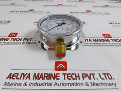 Grainger 0-100 Psi Oil Filled Pressure Gauge 0-7 Bar 100Mm