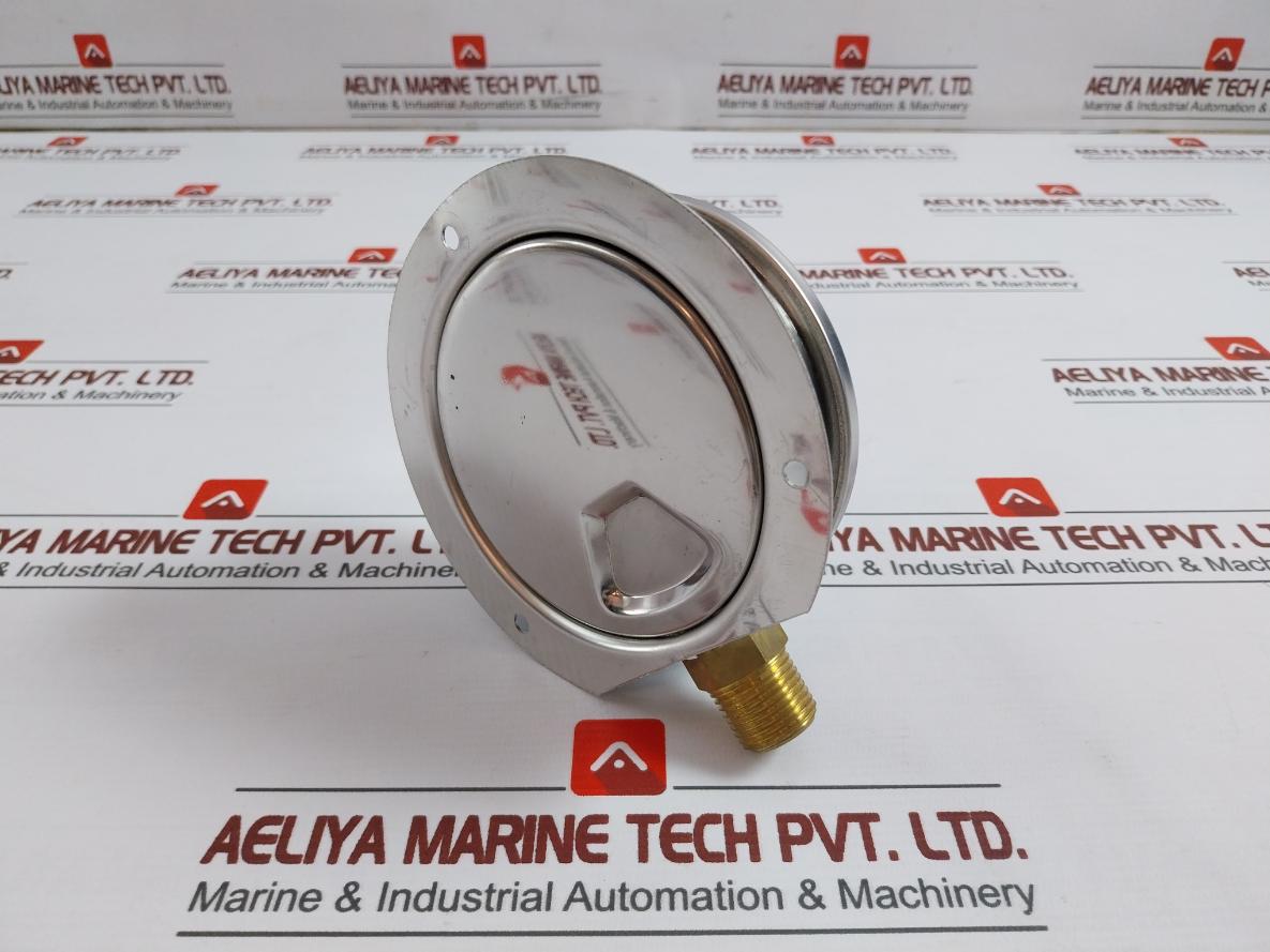 Grainger 0-100 Psi Oil Filled Pressure Gauge 0-7 Bar 100Mm