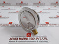 Grainger 0-100 Psi Oil Filled Pressure Gauge 0-7 Bar 100Mm
