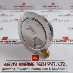 Grainger 0-100 Psi Oil Filled Pressure Gauge 0-7 Bar 100Mm