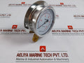Grainger 0-100 Psi Oil Filled Pressure Gauge 0-7 Bar 100Mm