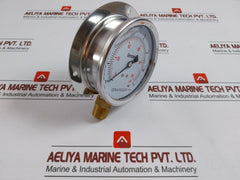Grainger 0-100 Psi Oil Filled Pressure Gauge 0-7 Bar 100Mm