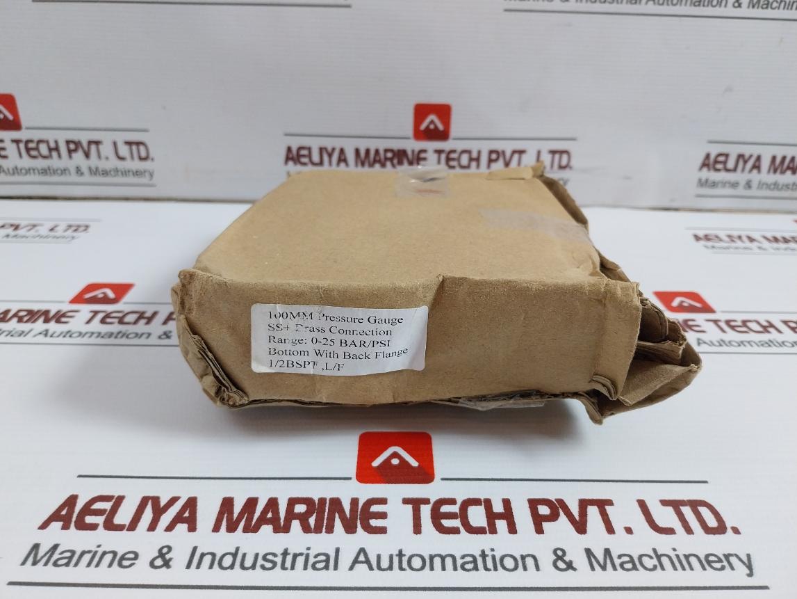 Grainger 0-350 Psi Pressure Gauge 1/2Bspt 100Mm 0-25 Bar/Psi