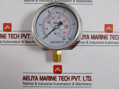 Grainger 0-350 Psi Pressure Gauge 1/2Bspt 100Mm 0-25 Bar/Psi