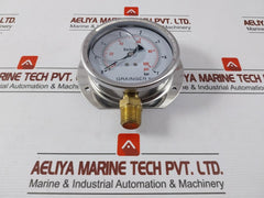 Grainger 0-7 Bar Pressure Gauge 0-100 Psi