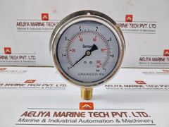 Grainger 0-7 Bar Pressure Gauge 0-100 Psi