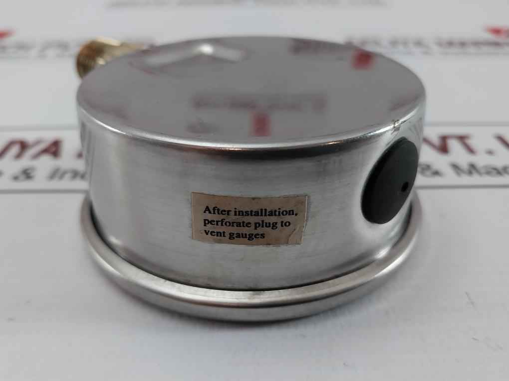Grainger En 837-1 Pressure Gauge 0-10 Bar / 0-140 Psi