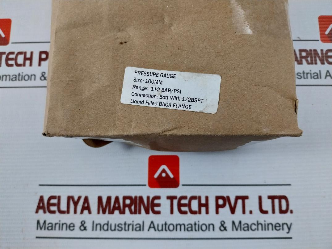 Grainger Inhg -30 To 30 Psi Pressure Gauge 1 To 2 Bar