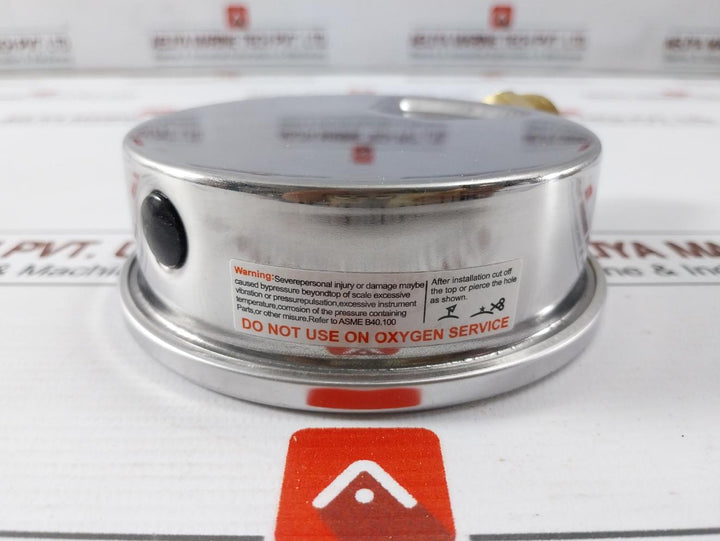 Grainger Inhg -30 To 30 Psi Pressure Gauge 1 To 2 Bar