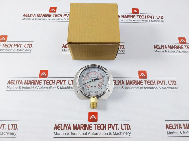 Grainger Inhg 30-160 Psi Pressure Gauge