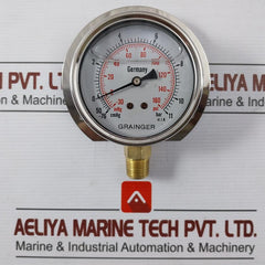 Grainger Inhg 30-160 Psi Pressure Gauge