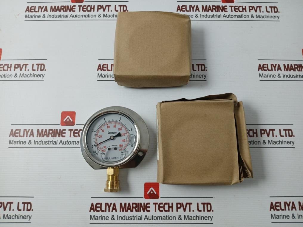 Grainger Pressure Gauge -30 Inhg-0-160 Psi