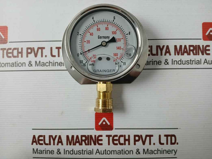 Grainger Pressure Gauge -30 Inhg-0-160 Psi