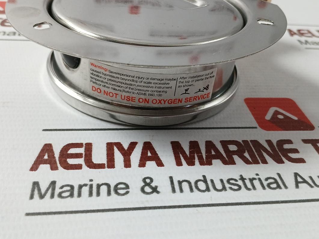 Grainger Pressure Gauge -30 Inhg-0-160 Psi