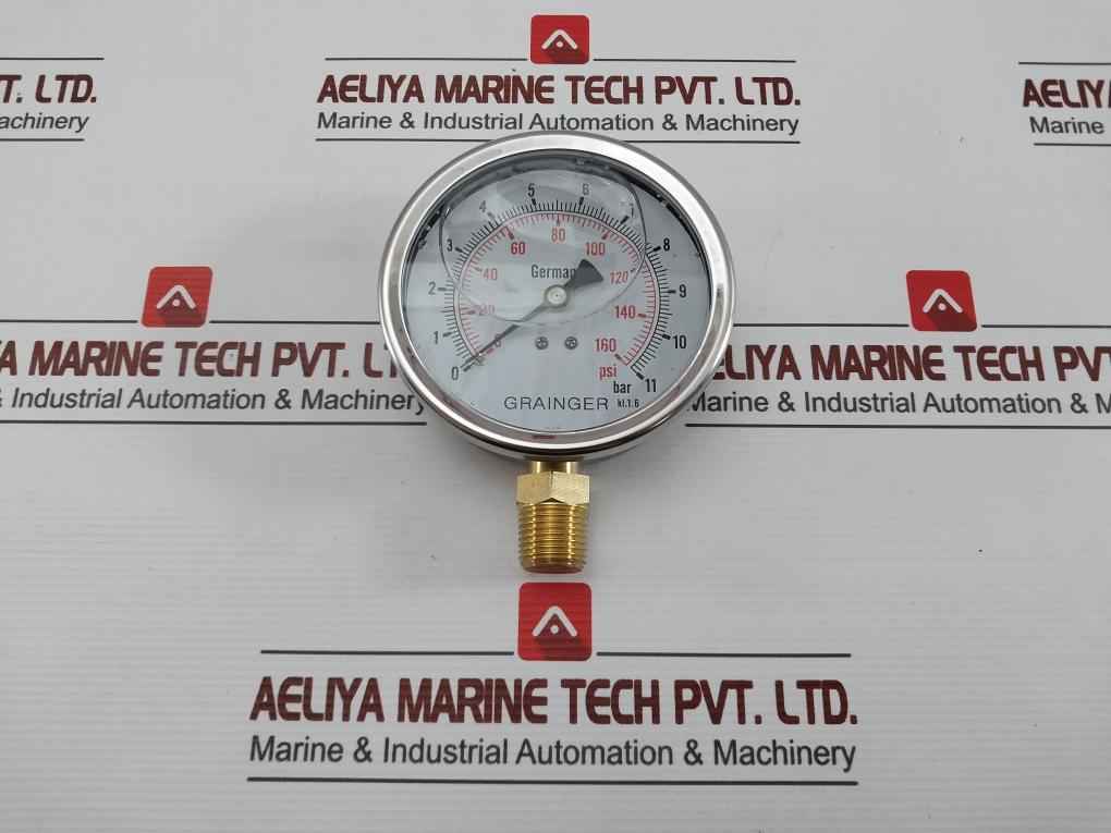 Grainger Pressure Gauge 0-160 Psi