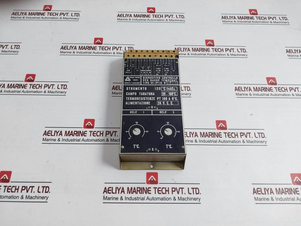 Grandi Motori 2At-2Pt+2S Low Temperature Control Device 24 Vdc Pt100 Sensor