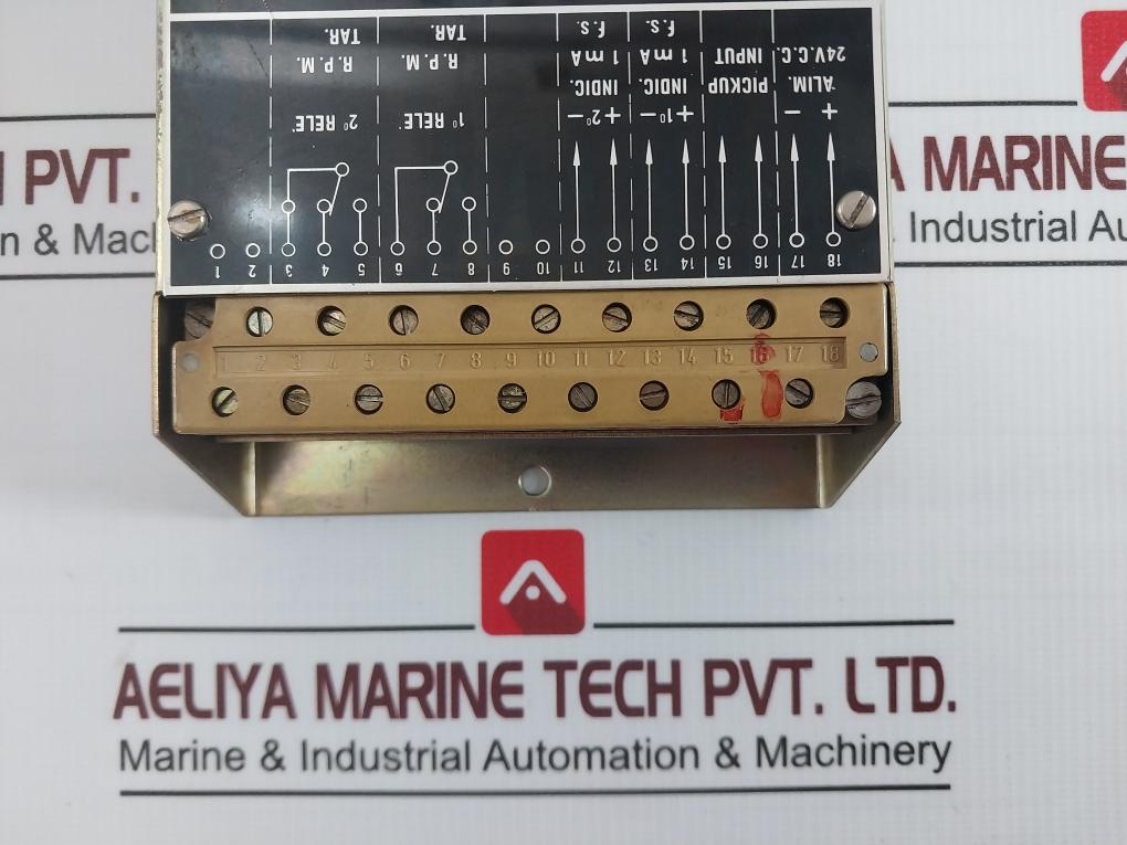 Grandi Motori Rt2/2S Tachometric Relay – Dual Rpm Control 24 Vdc