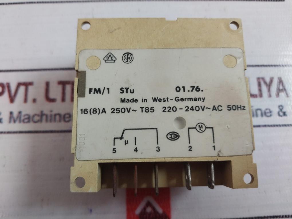 Grasslin Fm/1 Stu 01.76 Analog Time Switch Module