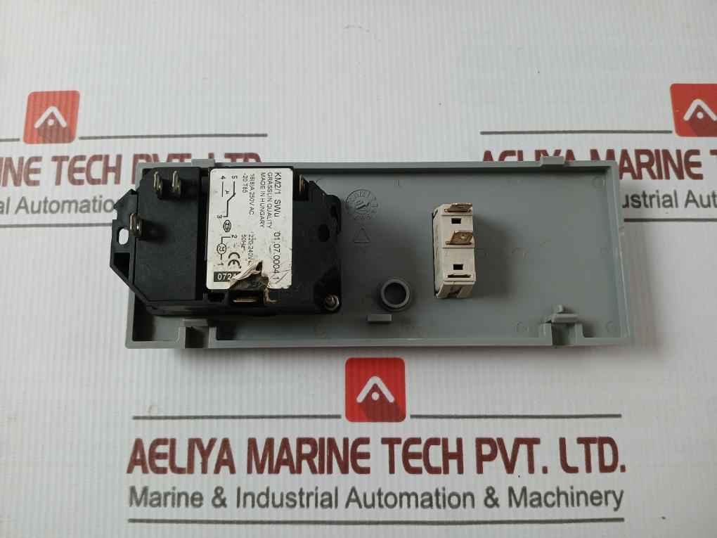 Grasslin Km2/1 Swu Mechanical In-wall Timer Switch 220-240V Ac 50Hz 01.07.0004 1