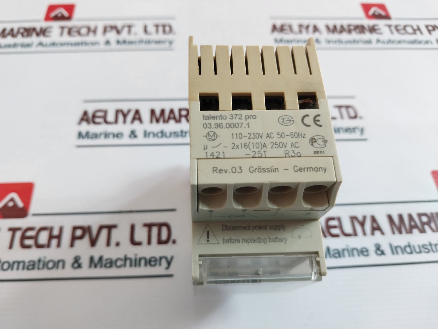 Grasslin Talento 372 Pro Universal Digital Timer 110-230Vac 50-60Hz Rev: 03