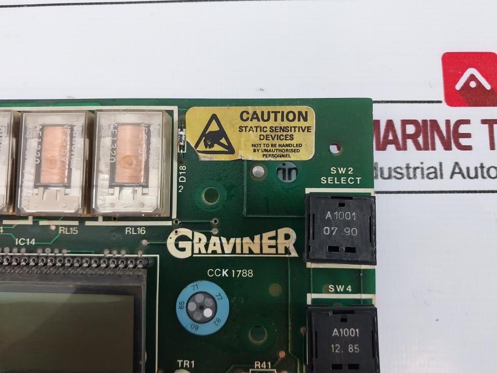 Gravinor Mk 5 Omd Printed Circuit Board Assy Cck 1788