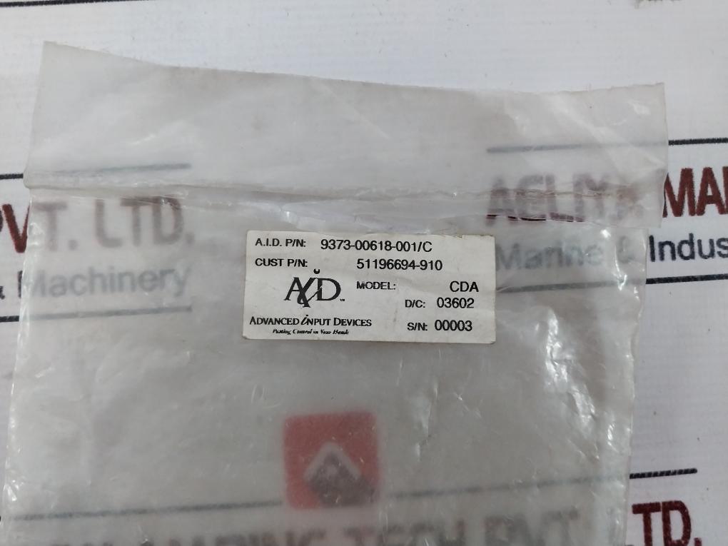 GRAYHILL ILL LOCK 58YY450007 Advanced Input Device Set 9373-00618-001/C