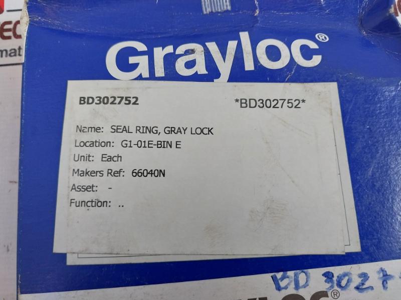 Grayloc 66040N Ptfe Coated Seal Ring 40