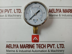 Green Marine Analog Pressure Gauge 0-7 Bar 0-100 Psi