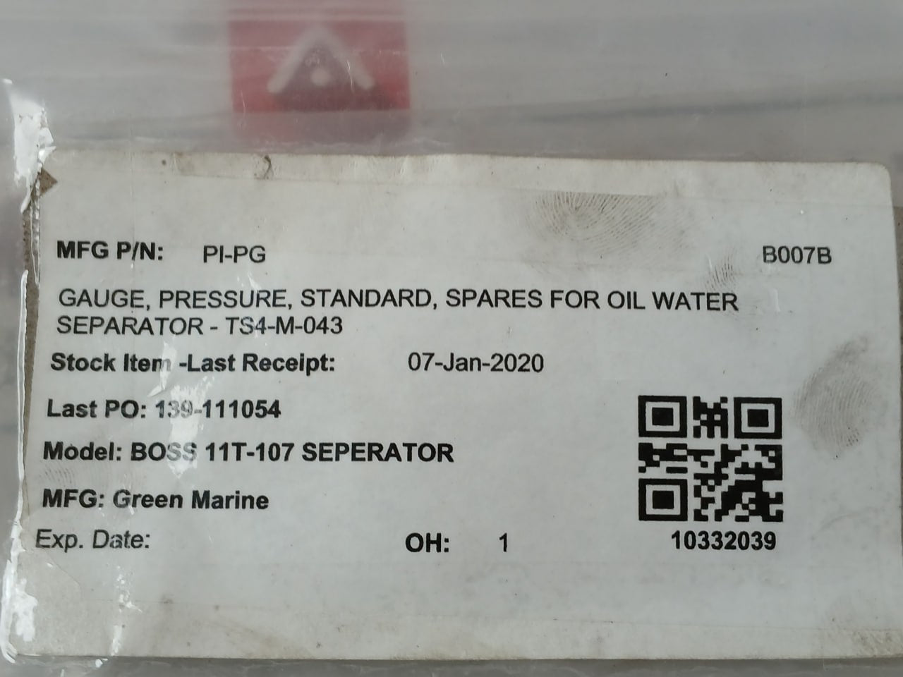 Green Marine 0-100 Psi