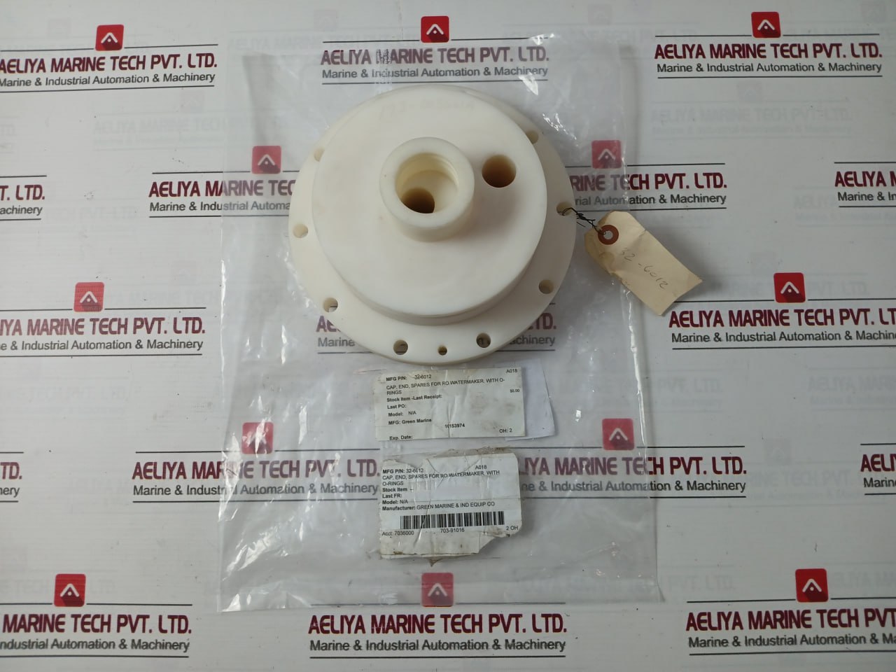 Green Marine 32-6012 End Cap With O-ring For Watermaker 173-005661A