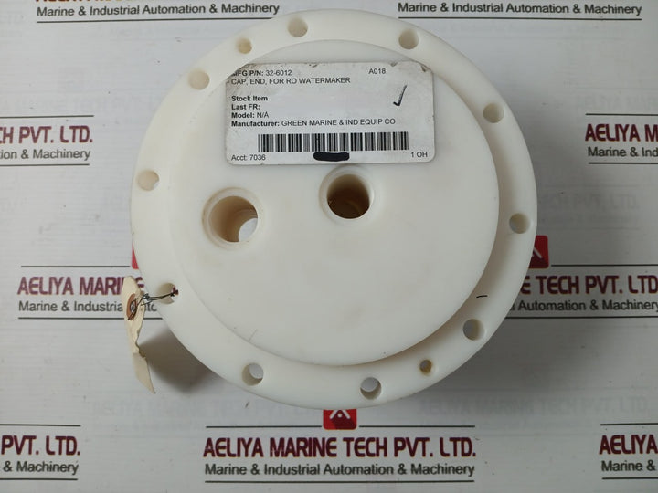 Green Marine 32-6012 End Cap With O-ring For Watermaker 173-005661A