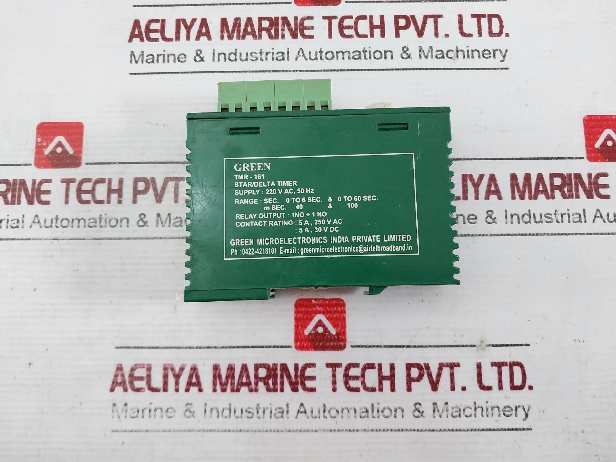 Green Microelectronics Tmr-161 Star/Delta Digital Timer 0 To 6 Sec 0 To 60 Sec
