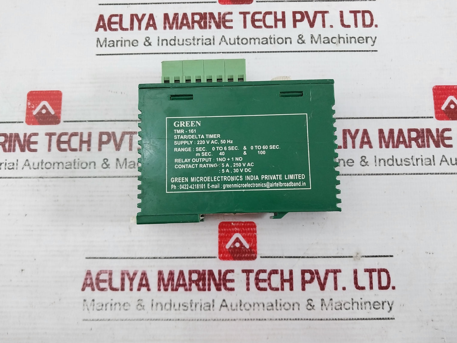 Green Microelectronics Tmr-161 Star/Delta Digital Timer 0 To 6 Sec 0 To 60 Sec