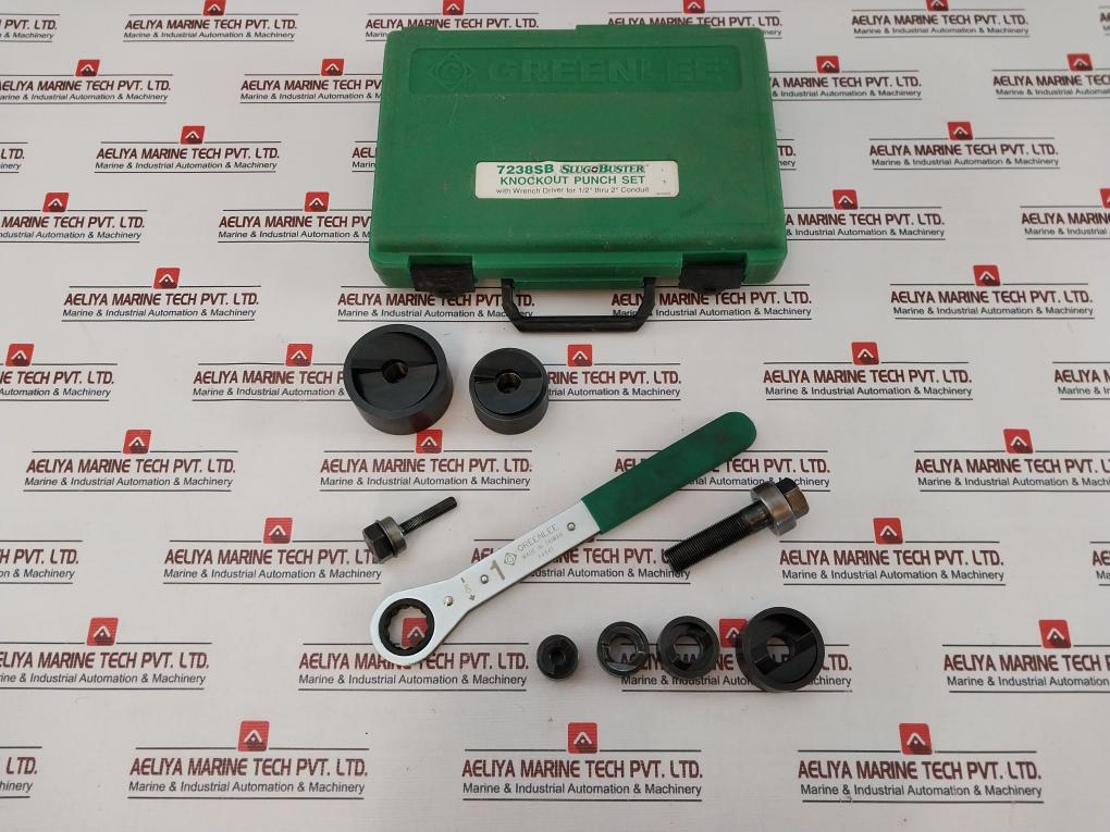 Greenlee 7238Sb Slug Buster Knockout Punch Kit W/ Wrench Driver
