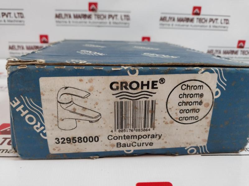 Grohe 32958000 Baucurve Single Lever Mixture Pillar Tap
