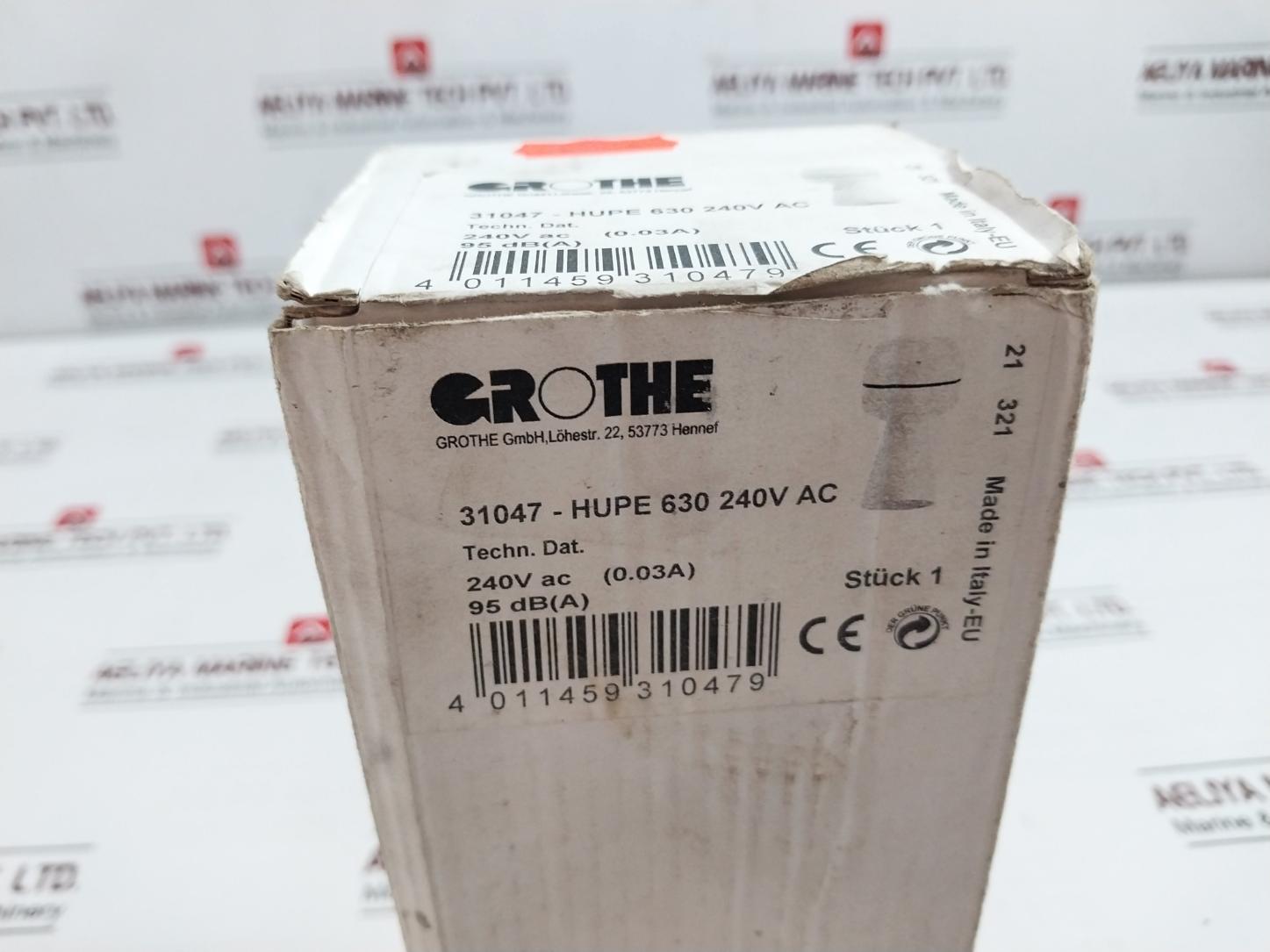 Grothe Hupe 630 Signal Horn 240V Ac 50/60Hz 240V- Ip43