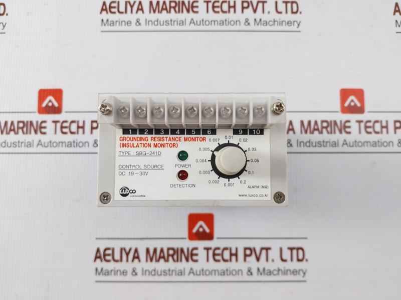 Grounding Resistance Monitor Sbg-241D Luxco Dc 19-30V