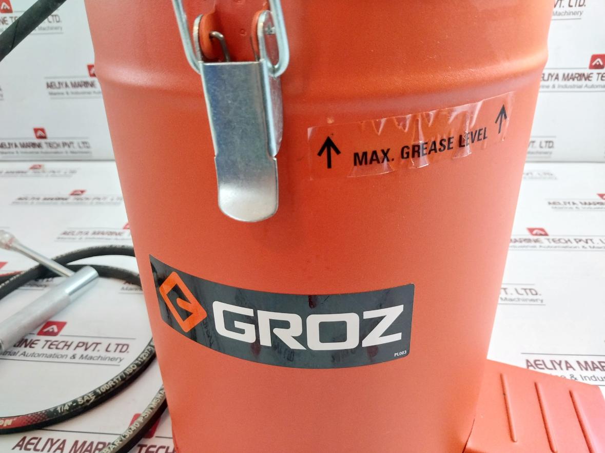 Groz Vgp-10 Volume Bucket Grease Pumps Rev. D