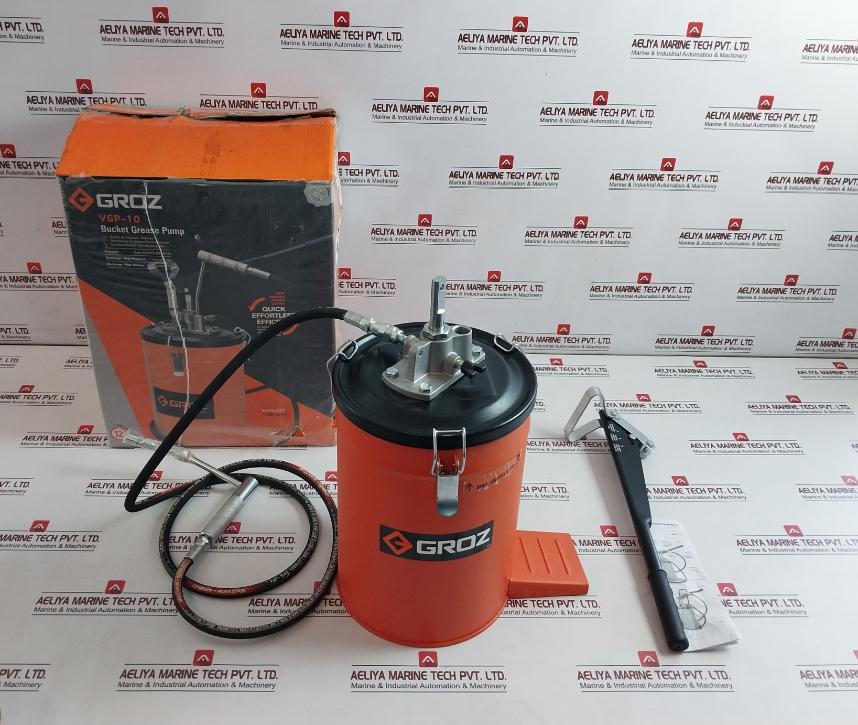 Groz Vgp-10 Volume Bucket Grease Pumps Rev. D
