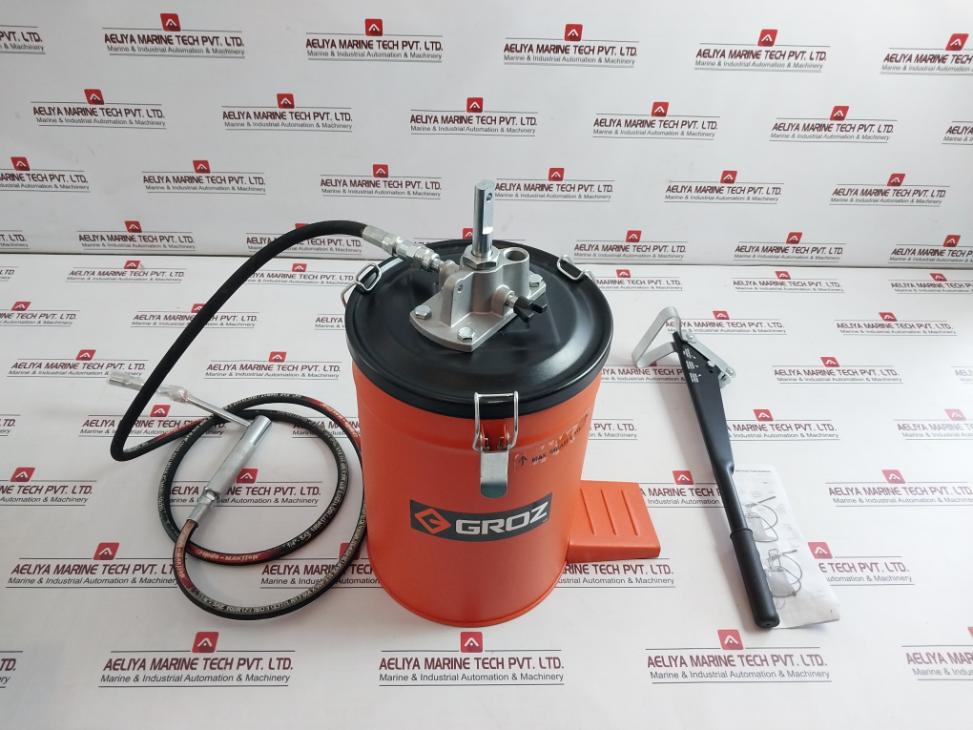 Groz Vgp-10 Volume Bucket Grease Pumps Rev. D