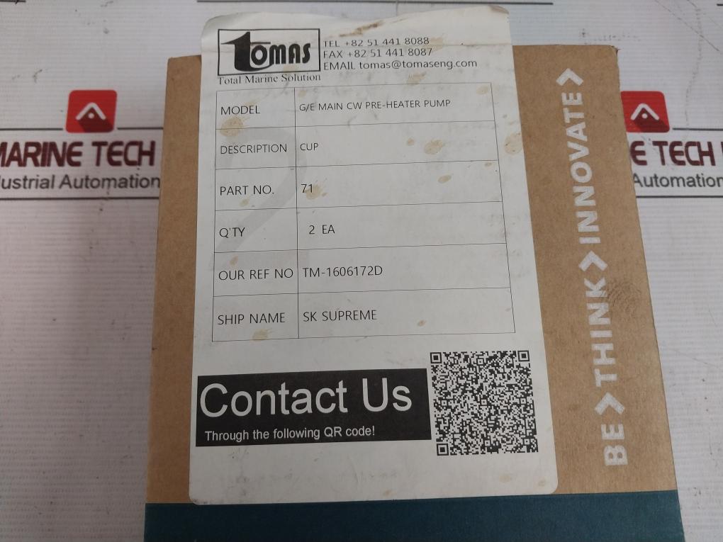 Grundfos 71 Distributing Cup D75 1M40-150/165 Afa-b G/E Cw Pre-heater Pump