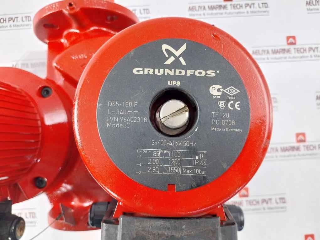 Grundfos 96402318 Circulator Three-speed Pump Model C 10 Bar Ip44 340Mm