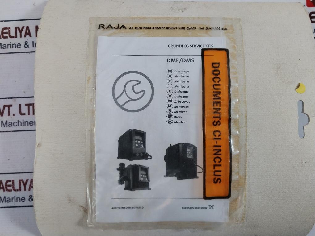 Grundfos 96440741 Membrane Service Kit Dme 12-6