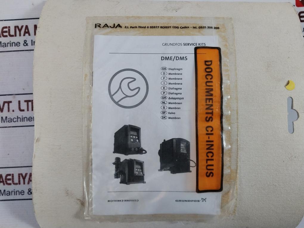 Grundfos 96440741 Membrane Service Kit DME 12-6