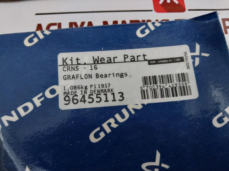 Grundfos 96455113 Wearing Part Graflon Bearing Kit Crn5-16